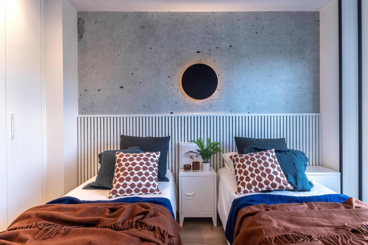 Akomodat En Precioso Y Moderno Con Jardin Y Parking Getxo Buitenkant foto